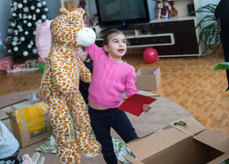 Vánoční balíčky - dětský domov v Kolomyji