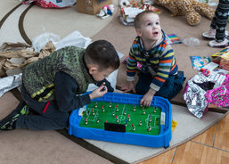 Vánoční balíčky - dětský domov v Kolomyji