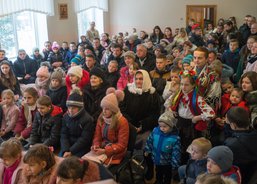 Vánoční balíčky v Caritas Ternopil