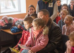 Vánoční balíčky v Caritas Ternopil