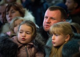 Vánoční balíčky v Caritas Ternopil