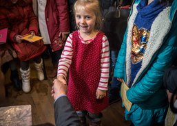 Vánoční balíčky v Caritas Ternopil