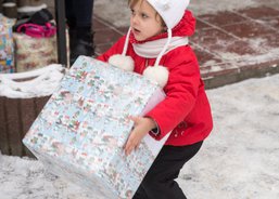 Vánoční balíčky v Caritas Ternopil