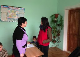 V dětském domově v Bortnykách