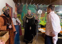 Koleda u ředitele Fakultní nemocnice Olomouc Romana Havlíka