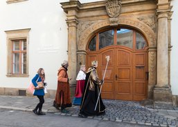 Tříkrálová skupinka míří na CARITAS - Vyšší odbornou školu sociální