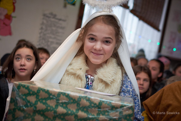 Ukrajinským dětem udělaly radost Vánoční balíčky. Foto: Marta Sawicka