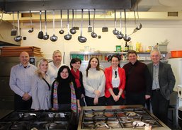 Charita Berežany v jídelně v Uherském Brodě