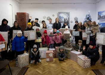 Nejradostnější chvíle balíčků pro Ukrajinu