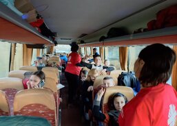 Dlouhé cestování snášeli chlapci velmi dobře