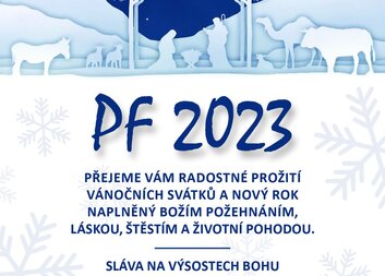 Přejeme vám požehnané Vánoce a šťasný nový rok