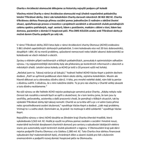 Charita v Arcidiecézi olomoucké děkujeme za historicky nejvyšší podporu při koledě