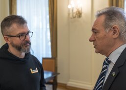 Lvov, jednání na tamní radnici. 