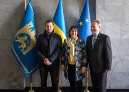 Lvov, neformální setkání s panem generálním konzulem Davidem Malým.