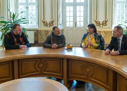 Lvov, jednání na tamním arcibiskupství.