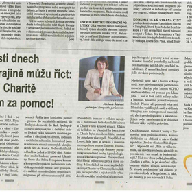 Po šesti dnech na Ukajině mohu říct: Děkuji Charitě a lidem za pomoc