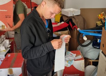 Chlapci z ukrajinského dětského domova se podíleli na pomoci Slovinsku postiženému povodněmi