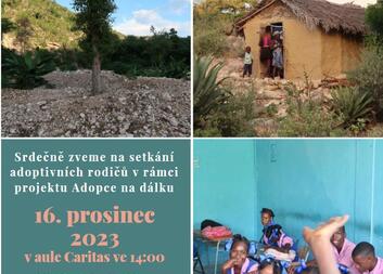 Pozvánka na předvánoční besedu o „Adopce na dálku Haiti“ a pomoci v této zemi