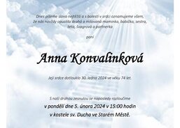 Smuteční oznámení