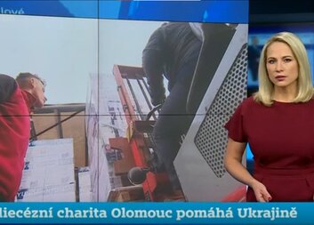 Zpravodajství ČT o naší dvouleté pomoci Ukrajině