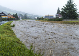 Sobotní odpolední monitoring situace na Jesenicku. (Foto Pavel Langer, Fotoarchiv ACHO)