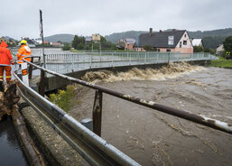 Sobotní odpolední monitoring situace na Jesenicku. (Foto Pavel Langer, Fotoarchiv ACHO)
