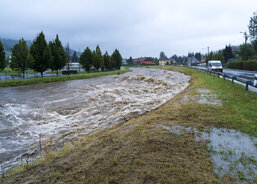 Sobotní odpolední monitoring situace na Jesenicku. (Foto Pavel Langer, Fotoarchiv ACHO)