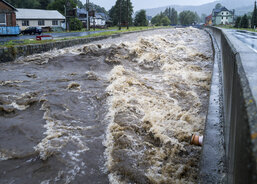 Sobotní odpolední monitoring situace na Jesenicku. (Foto Pavel Langer, Fotoarchiv ACHO)