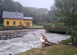 Monitoring postižených oblastí Bělá a Domašov. (Foto R. Neugebauer, Fotoarchiv ACHO)