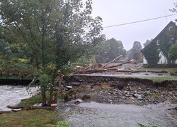 Monitoring postižených oblastí Bělá a Domašov. (Foto R. Neugebauer, Fotoarchiv ACHO)