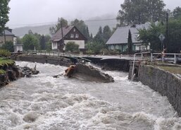 Monitoring postižených oblastí Bělá a Domašov. (Foto R. Neugebauer, Fotoarchiv ACHO)