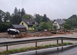Monitoring postižených oblastí Bělá a Domašov. (Foto R. Neugebauer, Fotoarchiv ACHO)