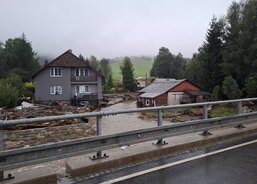 Monitoring postižených oblastí Bělá a Domašov. (Foto R. Neugebauer, Fotoarchiv ACHO)