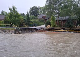 Monitoring postižených oblastí Bělá a Domašov. (Foto R. Neugebauer, Fotoarchiv ACHO)