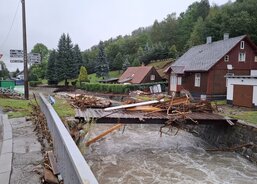 Monitoring postižených oblastí Bělá a Domašov. (Foto R. Neugebauer, Fotoarchiv ACHO)