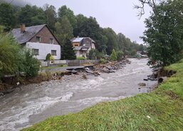 Monitoring postižených oblastí Bělá a Domašov. (Foto R. Neugebauer, Fotoarchiv ACHO)