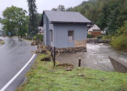 Monitoring postižených oblastí Bělá a Domašov. (Foto R. Neugebauer, Fotoarchiv ACHO)