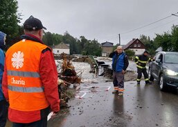 Monitoring postižených oblastí Bělá a Domašov. (Foto R. Neugebauer, Fotoarchiv ACHO)
