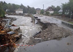 Monitoring postižených oblastí Bělá a Domašov. (Foto R. Neugebauer, Fotoarchiv ACHO)