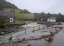 Monitoring postižených oblastí Bělá a Domašov. (Foto R. Neugebauer, Fotoarchiv ACHO)
