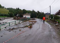 Monitoring postižených oblastí Bělá a Domašov. (Foto R. Neugebauer, Fotoarchiv ACHO)