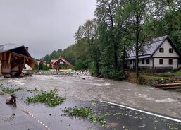 Monitoring postižených oblastí Bělá a Domašov. (Foto R. Neugebauer, Fotoarchiv ACHO)
