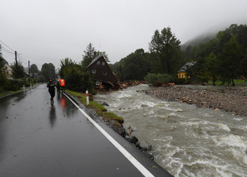 Okem fotoaparátu povodně v Bělé