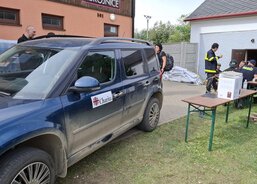 Jeseník - příjem a rozvoz humanitární pomoci