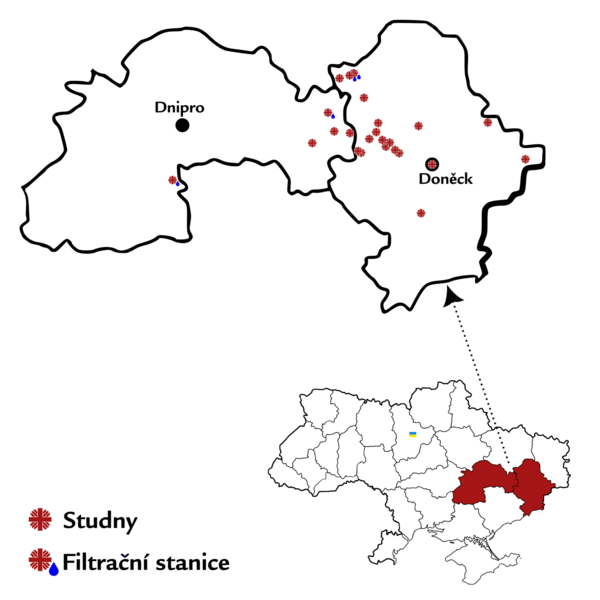 Mapka oblasti pomoci