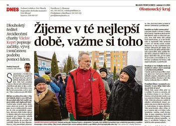 Žijeme v té nejlepší době, važme si toho