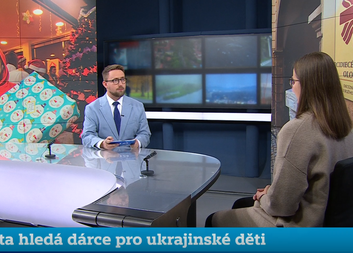 Vánoční balíček pro Ukrajinu: databáze dětí je otevřená. O projektu se zajímala i Česká televize